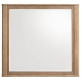 Close up of Leanne dresser mirror bevelled glass
