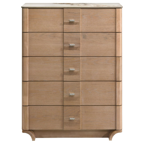 Leanne chest side profile showing drawer detail