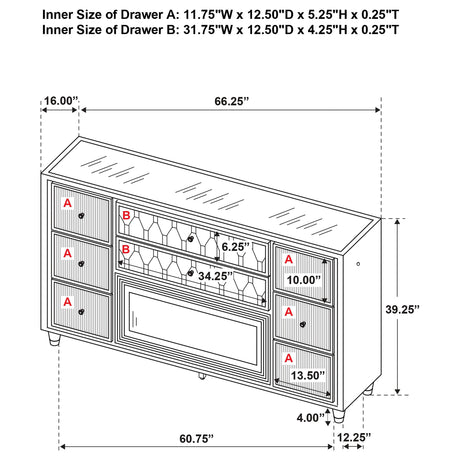 Rubberwood legs with plastic glide and leveler details