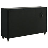 Back angle of Lorient 8-drawer bedroom dresser
