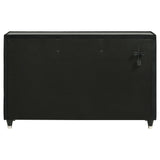 Drawer glide hardware close-up