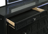 Rubberwood dresser legs detail