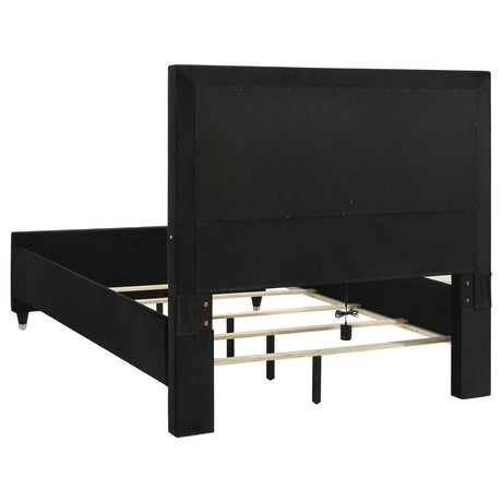 LED touch light switch on headboard side panel