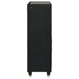 Ravenne chest blue LED light illuminated on side panel