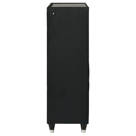 Ravenne chest blue LED light illuminated on side panel