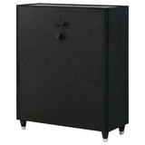 Ravenne chest legs made of rubberwood with plastic glide bottom