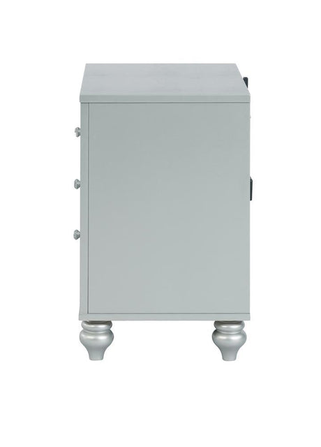Gunnison nightstand side angle showing USB ports