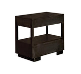 Durango Nightstand brushed nickel feet detail