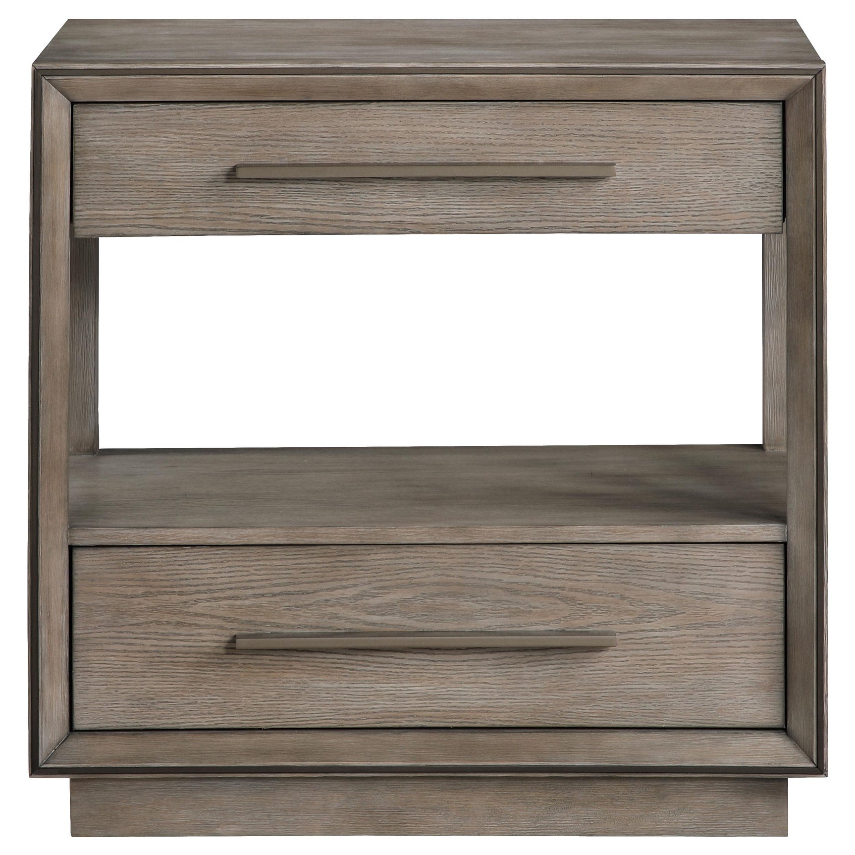 Durango nightstand drawer detail with bar pulls