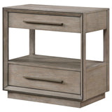 Durango nightstand open shelf detail