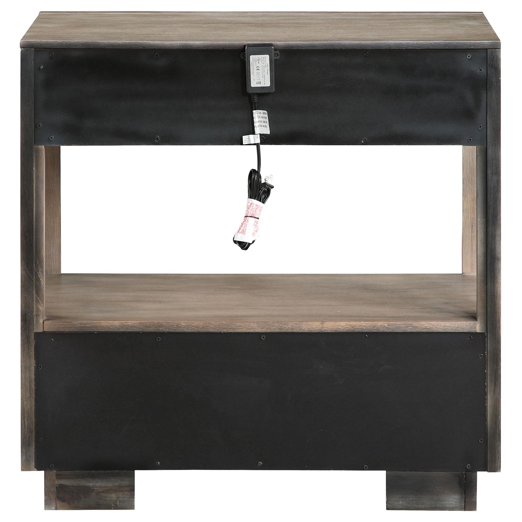 Durango nightstand showing mitered trim on drawer front