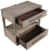 Durango nightstand close-up of wood grain