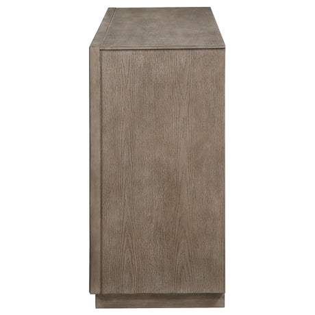 Durango dresser drawer fully open showing interior space