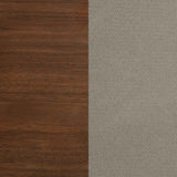 Fabric texture detail on upholstered headboard