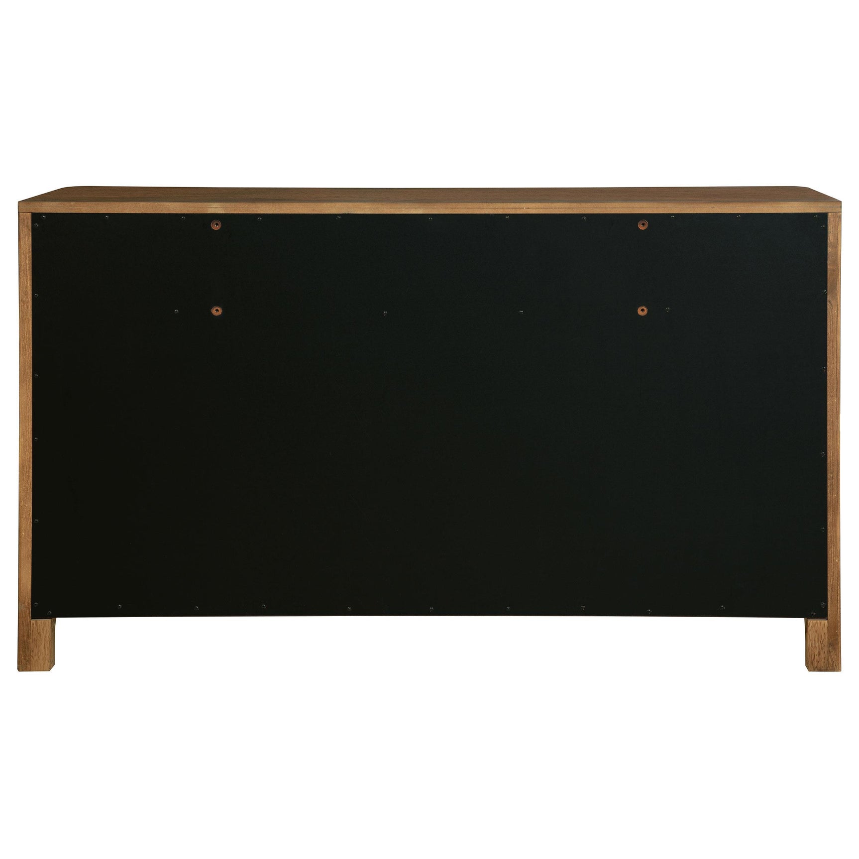 Drawer bottom showing durable metal extension glide