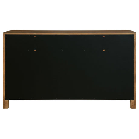 Drawer bottom showing durable metal extension glide