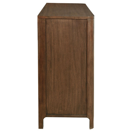 Drawer joinery detail showing dovetail construction