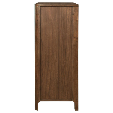 Drawer glide mechanism showing metal extension