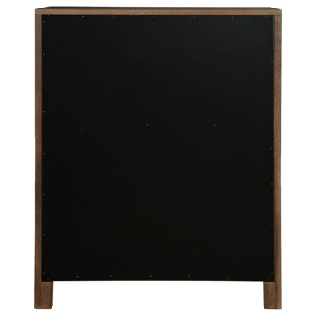 Drawer opened to show tie joinery