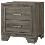 Top view showing smooth laminate surface of Wright nightstand