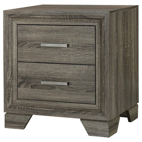 Top view showing smooth laminate surface of Wright nightstand