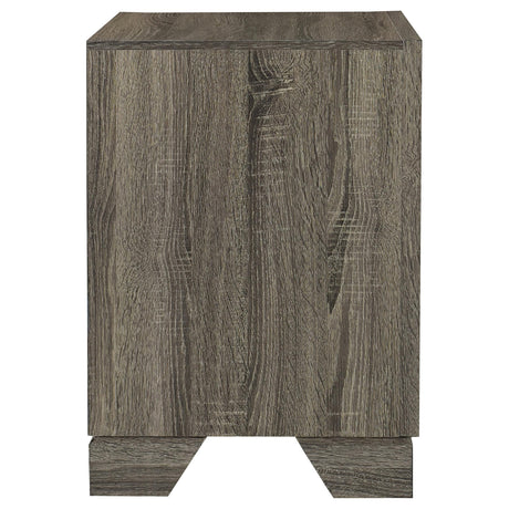Drawer interior surface of Wright nightstand