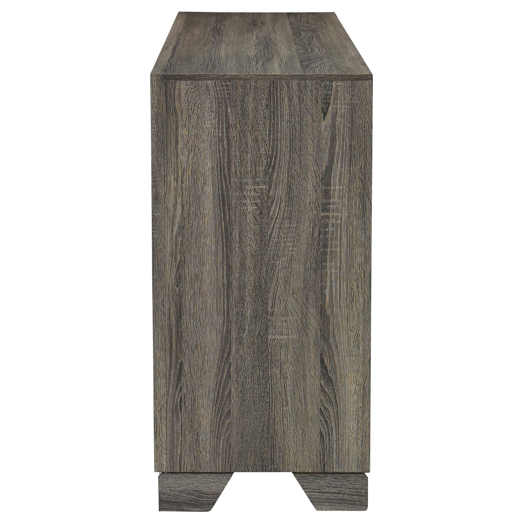 Open drawer showing smooth metal glides