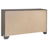 Close-up of dresser English dovetail drawer joinery