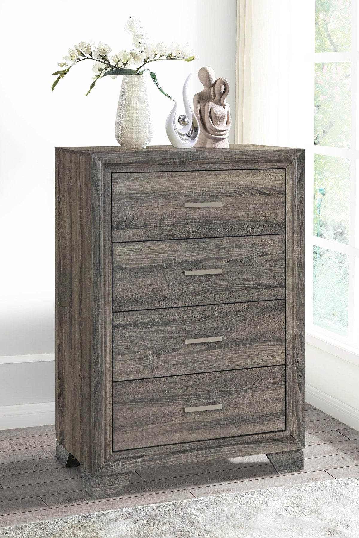 Wright chest of drawers showing drawer detail