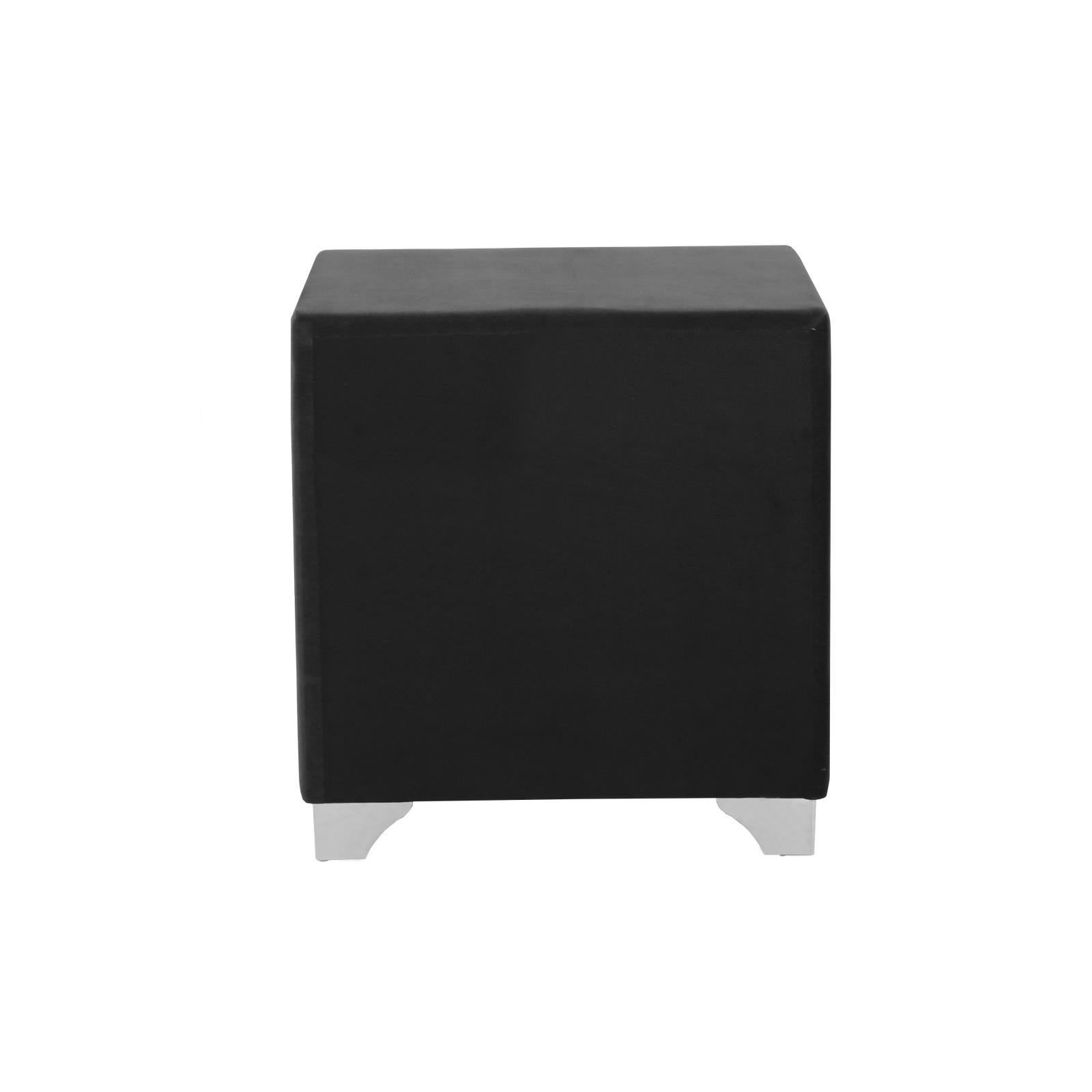 Melody nightstand drawer detail with nail head trim