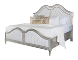 Evangeline Camel Top Dresser Mirror Silver Oak - Ella Furniture