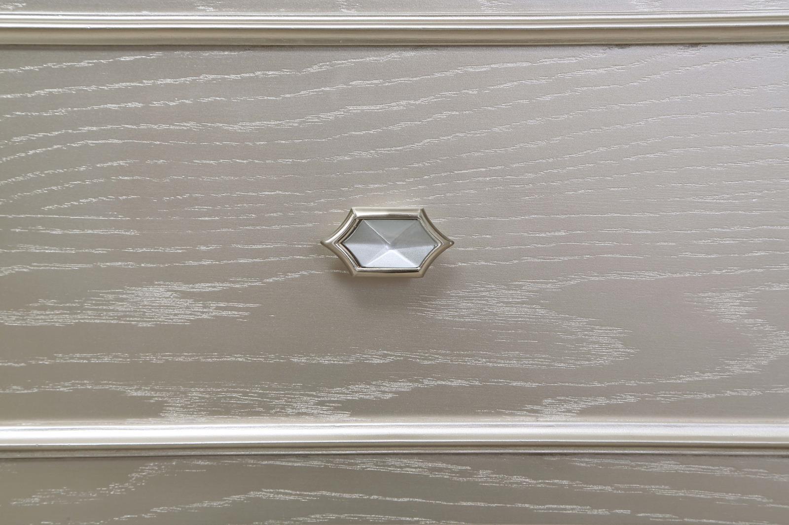 Dresser with open drawers