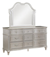 Evangeline dresser drawer glide mechanism