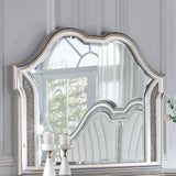 Evangeline bed assembled in bedroom setting