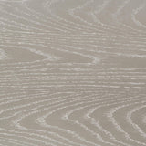 Back view of Doma Light Gray Upholstered Fabric Bench