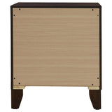 Welsley nightstand drawer dovetail joinery