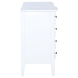 Bexhill dresser white finish texture