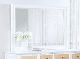 Bexhill Dresser Mirror closeup showing bevelled glass
