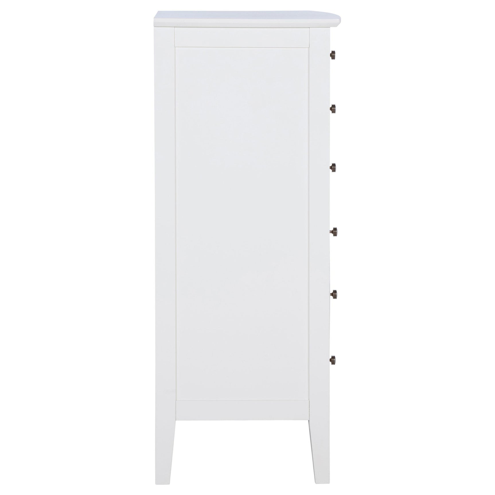 Open drawer displaying glides
