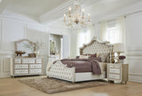 Antonella Queen Bed tufted headboard detail