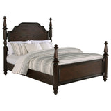 Andover four poster bed close-up of headboard and turned post