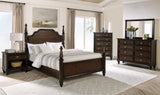 Andover four poster bed full view with bedding