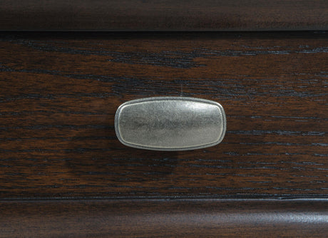 Hardware close-up on drawer