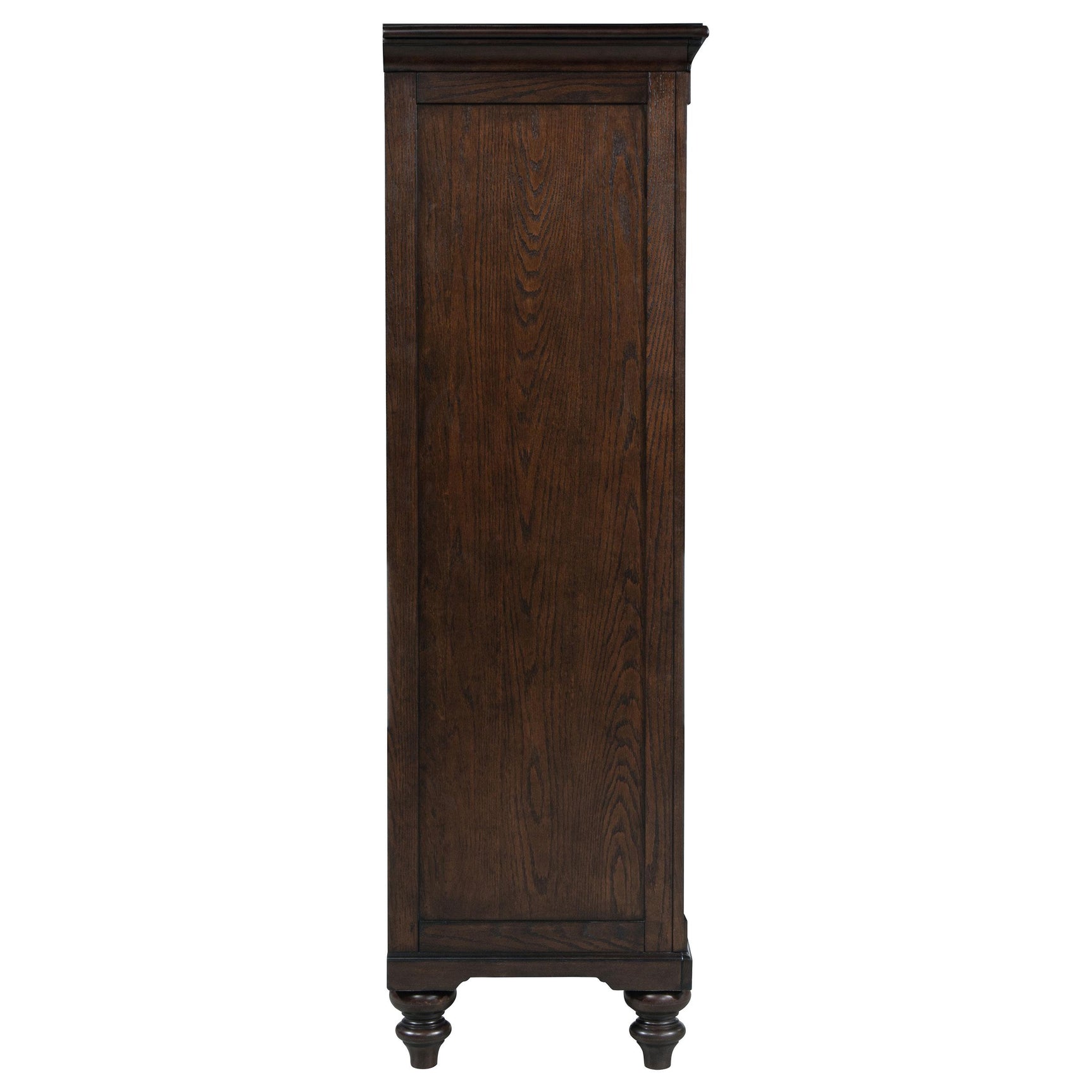 Back view of Andover chest showing construction