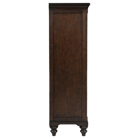 Back view of Andover chest showing construction