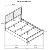 Full bed side angle showing silhouette