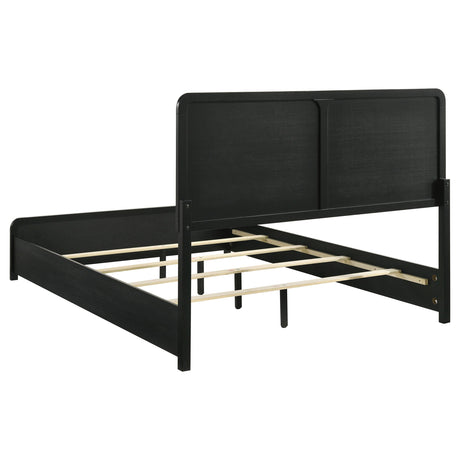 Bed frame support legs with levelers detail
