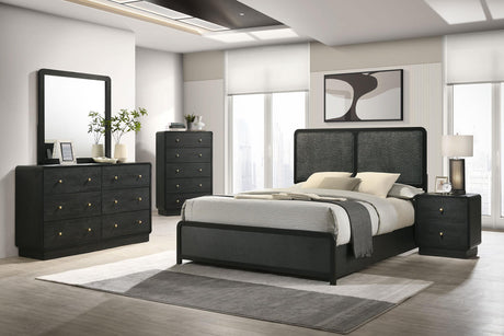 Bedroom setup with Cavelle Eastern King Bed