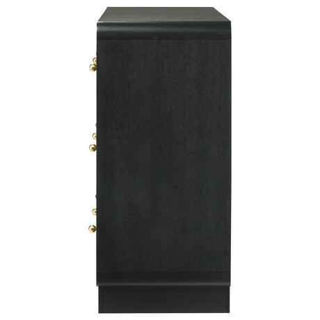 Side profile of the dresser