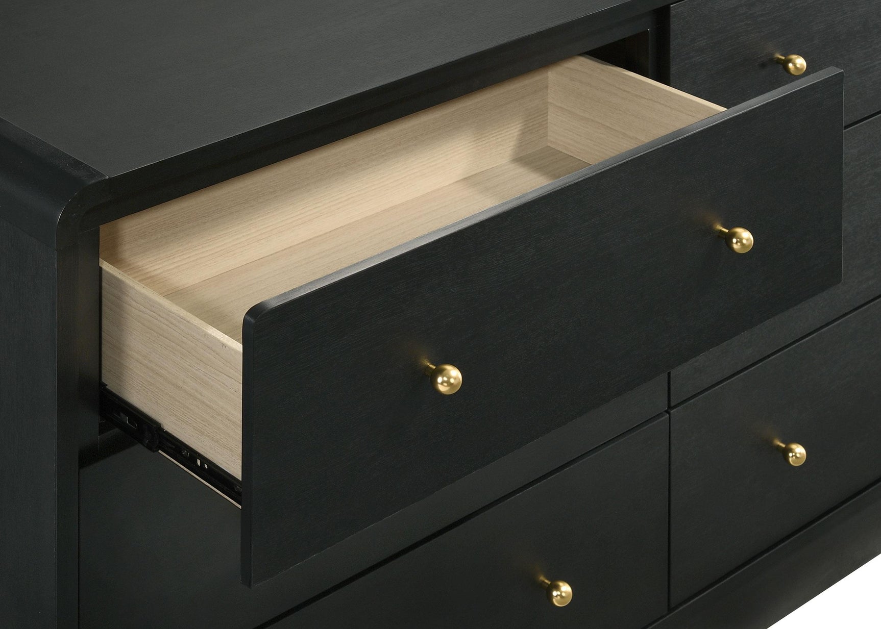 Full dresser view in room setting